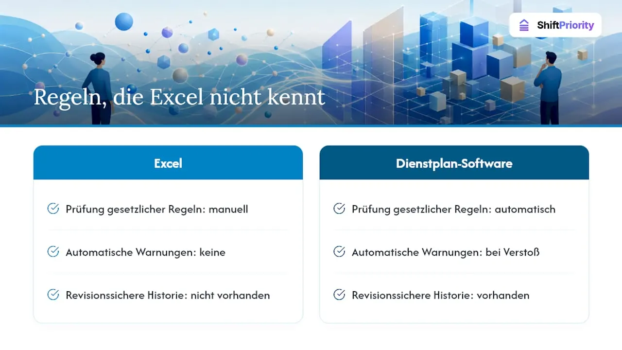 Regeln, die Excel nicht kennt. - overview diagram